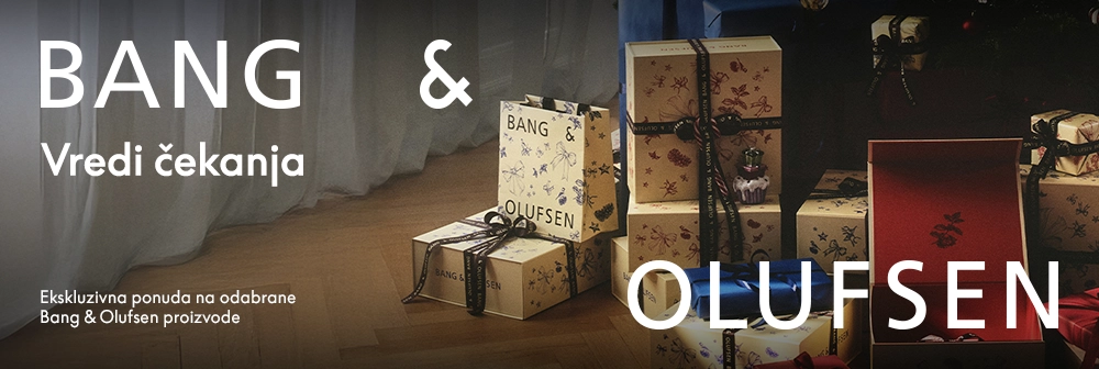 Sa zadovoljstvom Vas obaveštavamo da od 02. decembra do 12. januara možete iskoristiti ekskluzivne popuste na odabrane Bang & Olufsen proizvode.